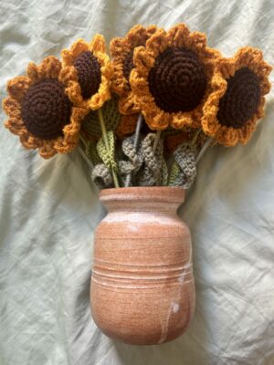 Tournesol en crochet